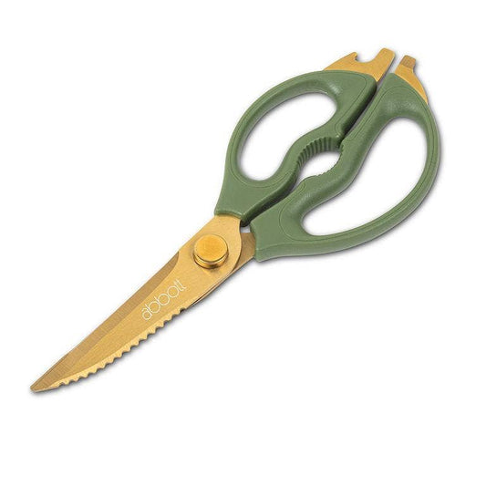 Multi Purpose Kitchen Shears-9"L: Green