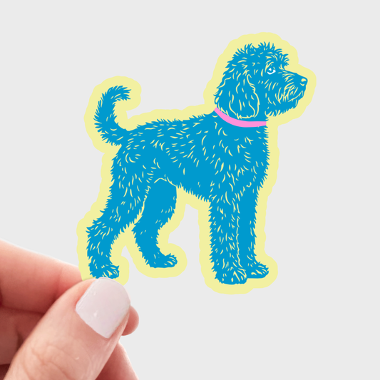 Doodle Sticker - Blue