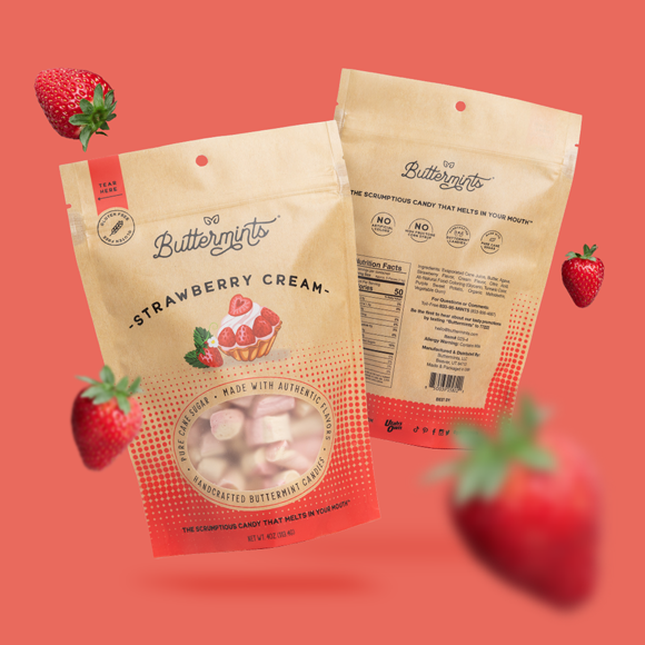 Strawberry Cream: 4OZ