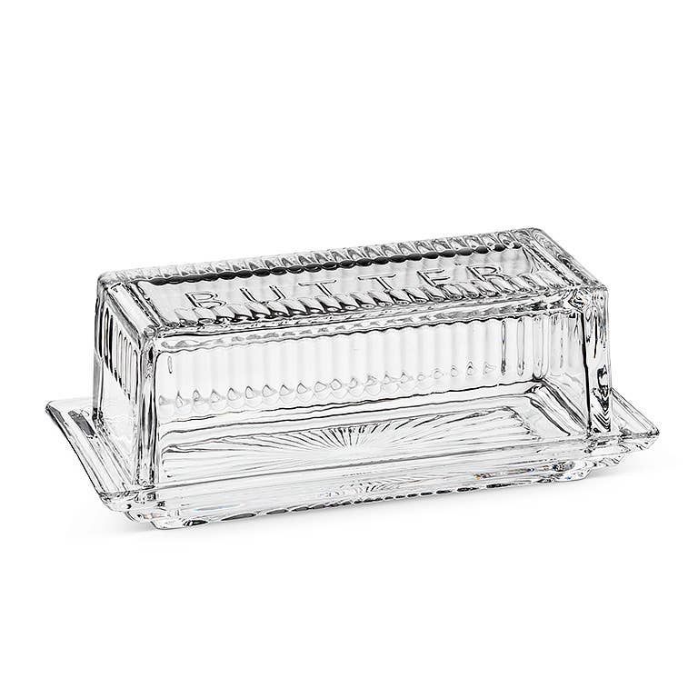Quarter Lb Butter Dish w/Cover-7"L