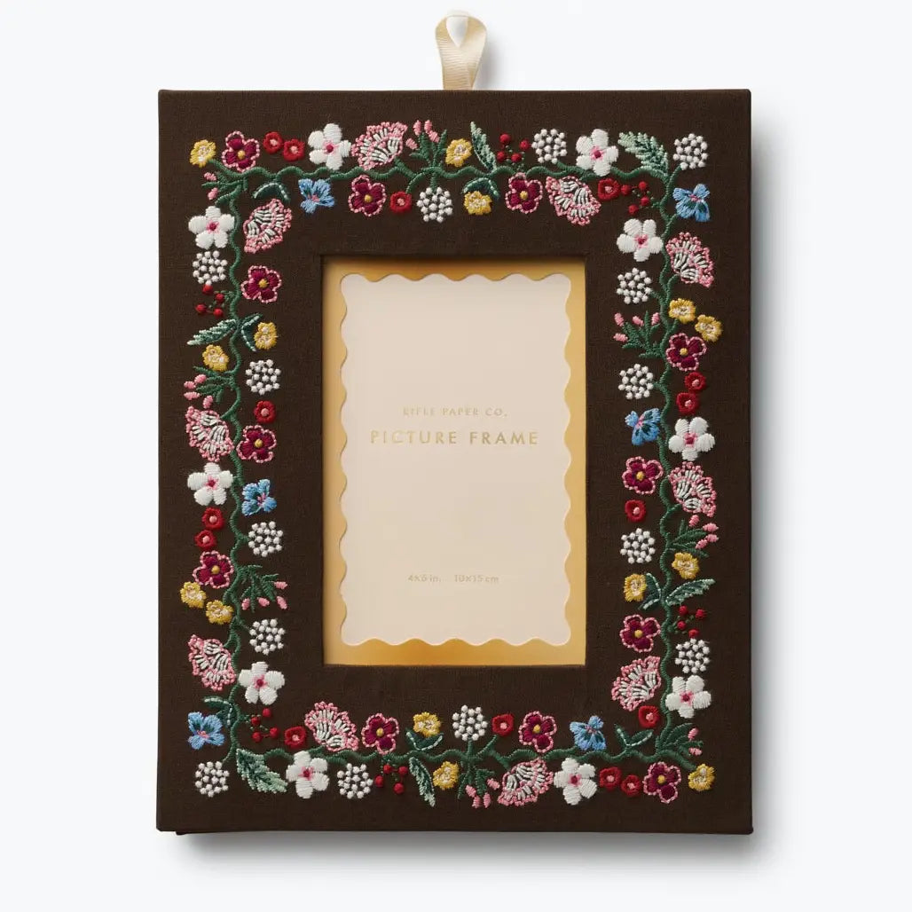 Portico Embroidered Picture Frame