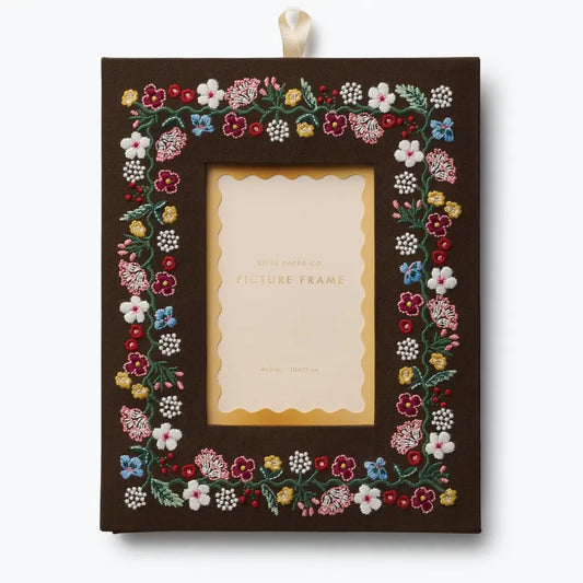 Portico Embroidered Picture Frame