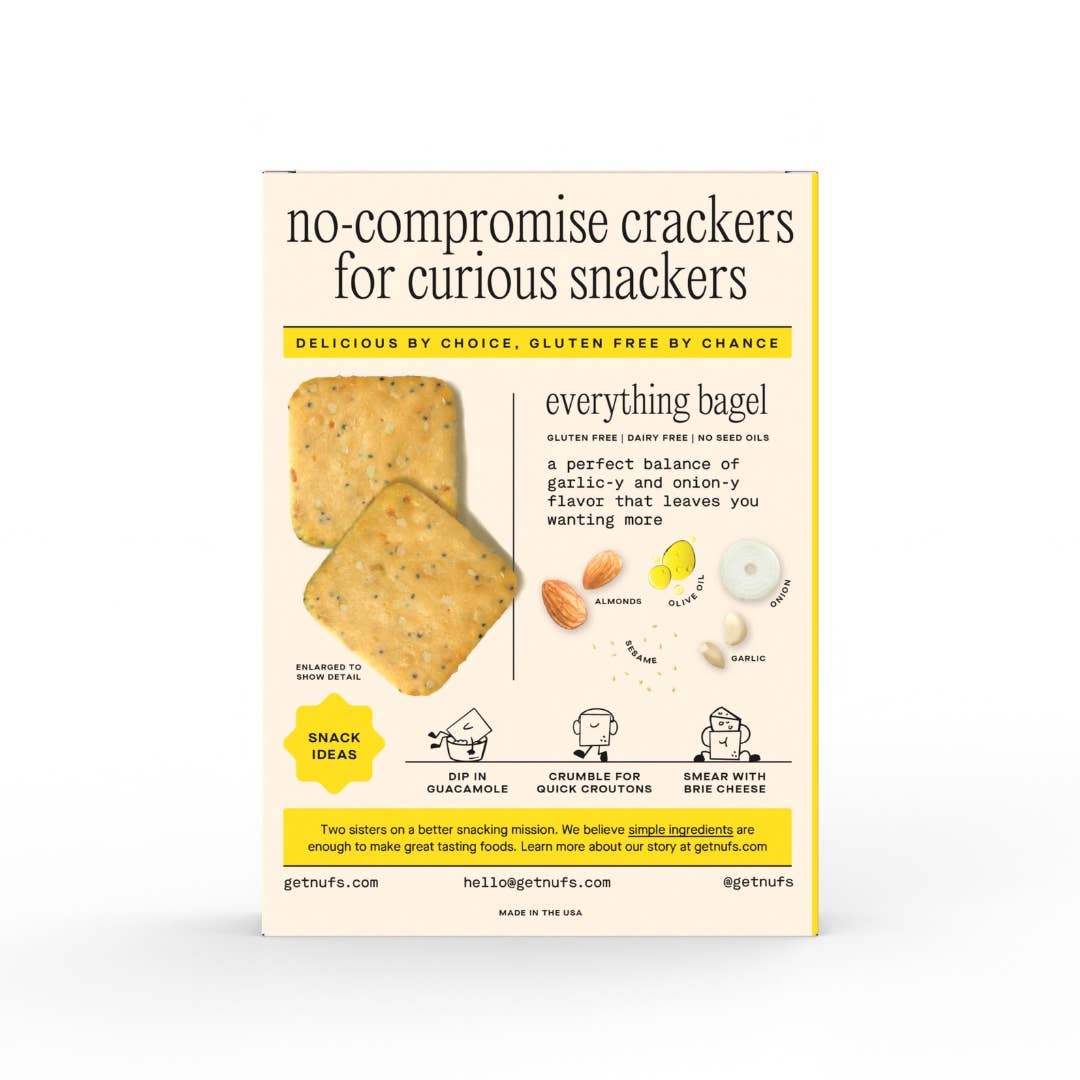 Everything Gluten-Free and Seed Oil Free Crackers - 4.25oz 