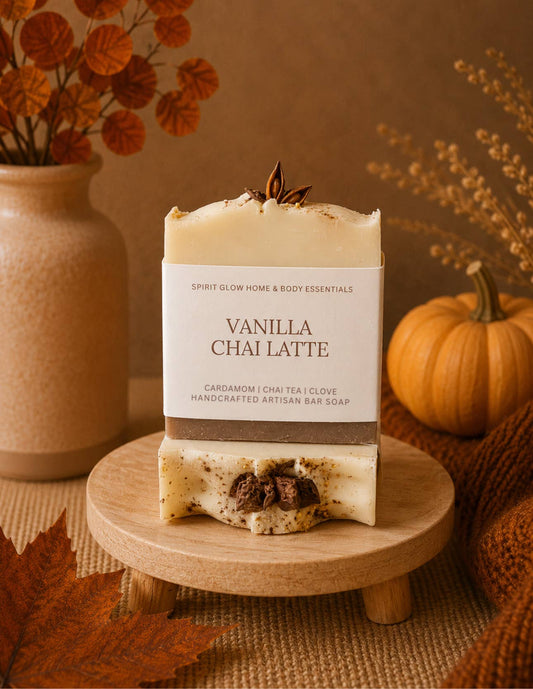 Vanilla Chai Latte  - Handcrafted Artisan Soap Bar