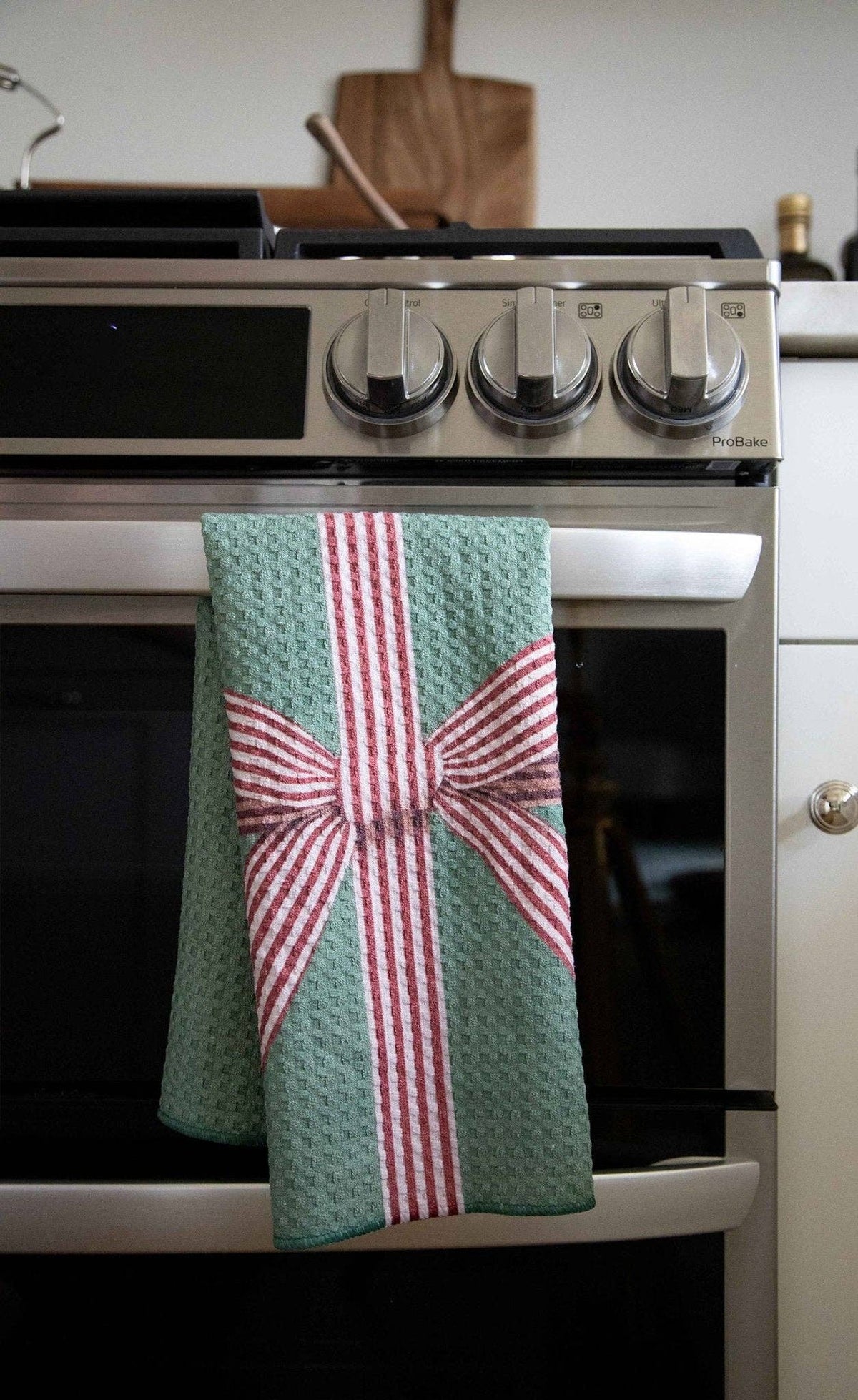 Striped Ribbon Green