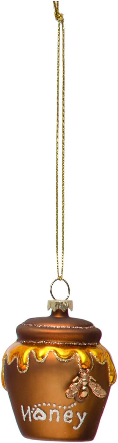 Glass Honey Pot Ornament