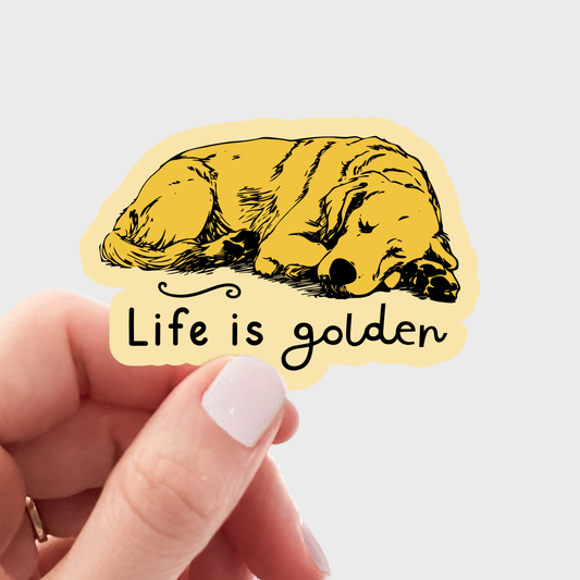 Life is Golden Sticker