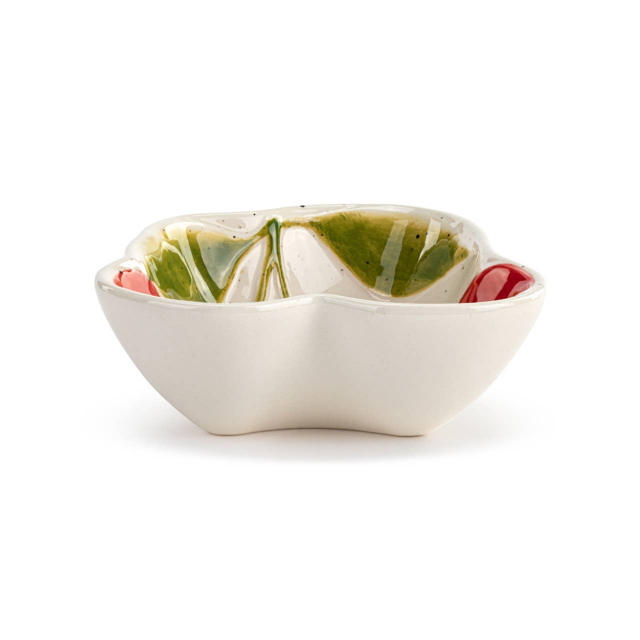 Cherry Shaped Ceramic Mini Bowl - 5in
