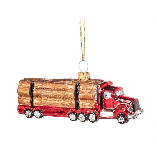 Logging Truck Ornament