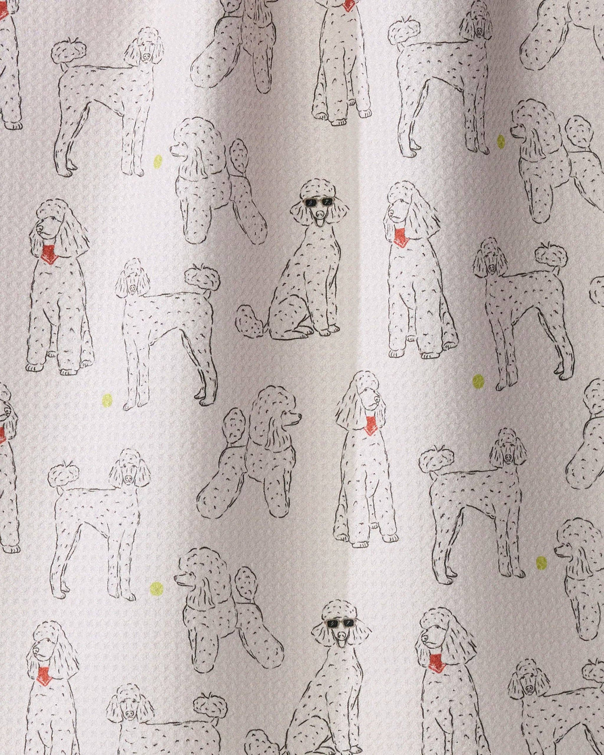 Poodle Party Tea Towel: Storm