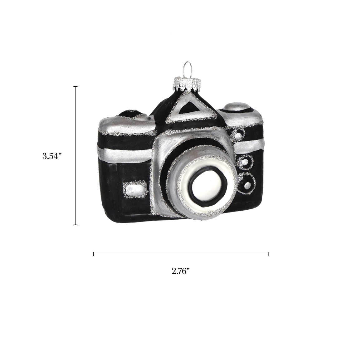 Black Camera Ornament