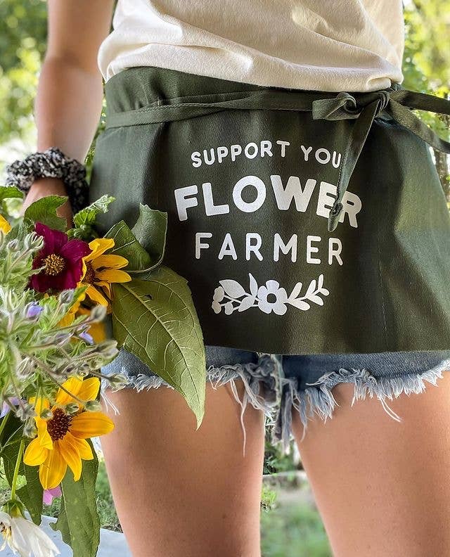 Flower Farmer Garden Waist Apron