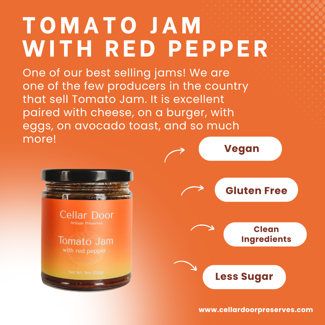 Tomato Jam with Red Pepper