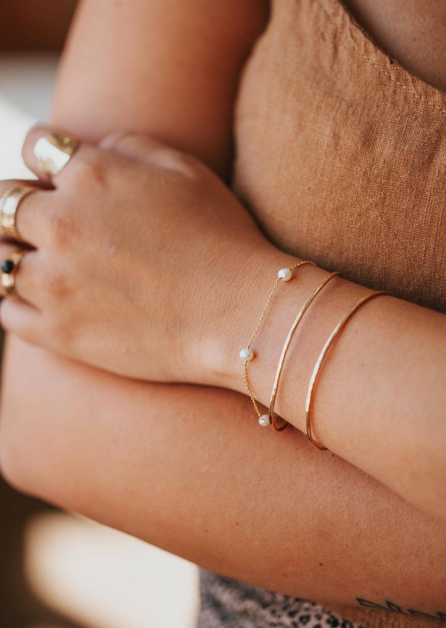 Pearl Bracelet | 14kt Gold Fill