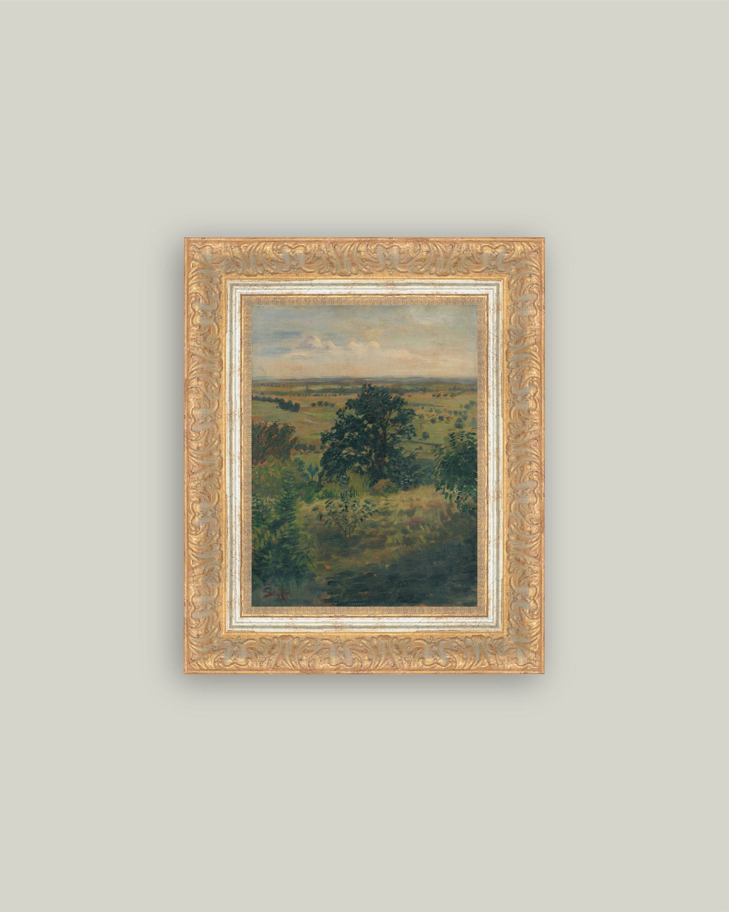 View of Sur Stefan: 10x12