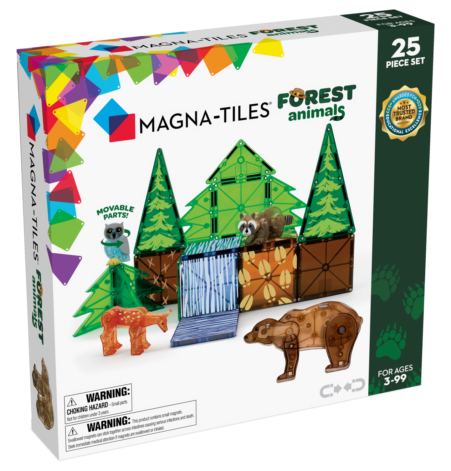 Magna-Tiles Forest Animals 25-Piece Set