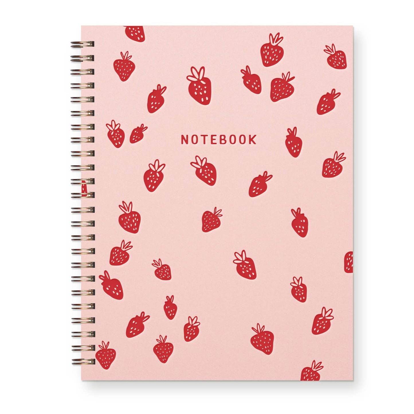 Strawberry Pattern Journal : Lined Notebook