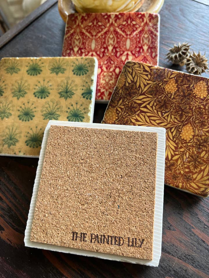 Rich Tapestry stone coasters