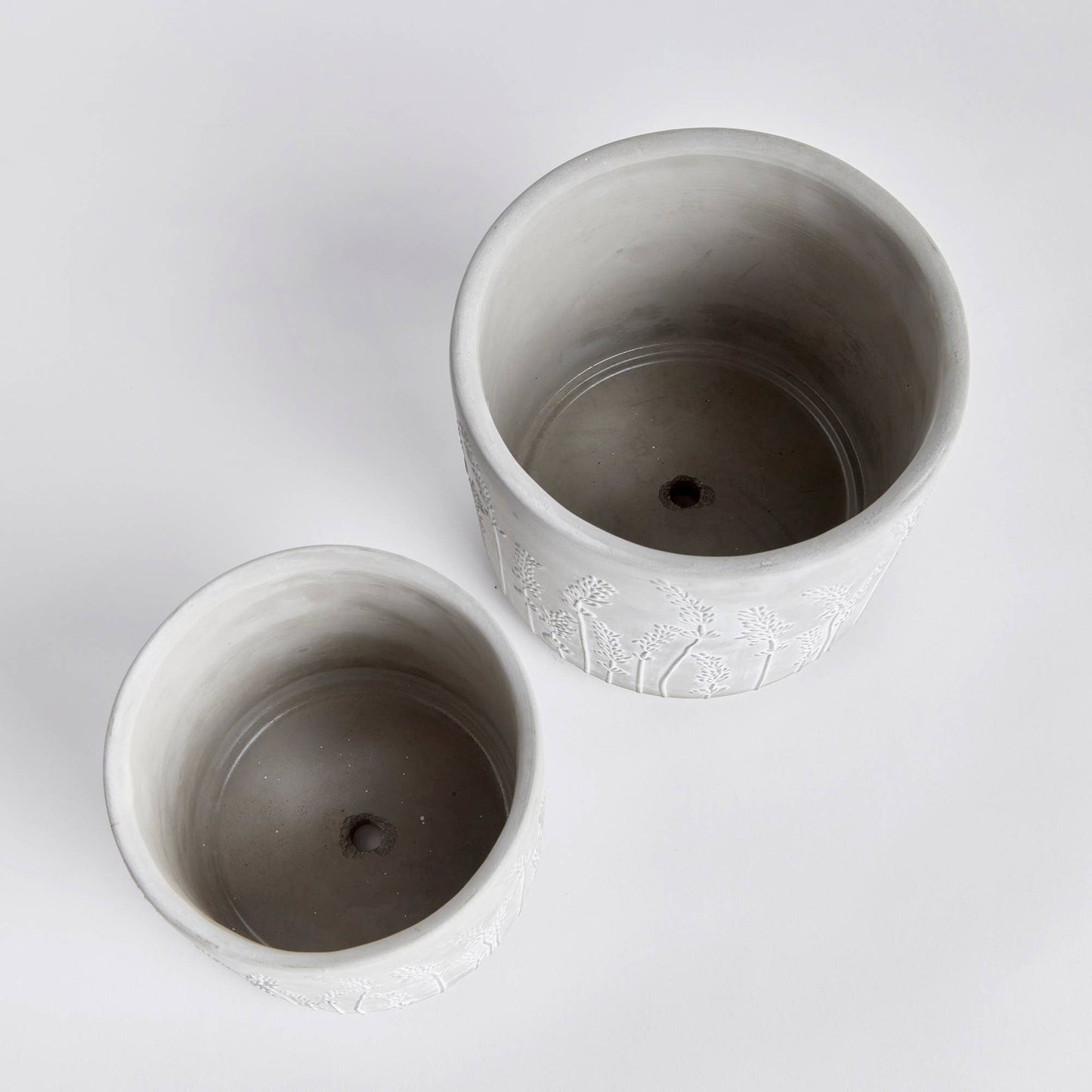 Yasmin Pots: Gray / Cement