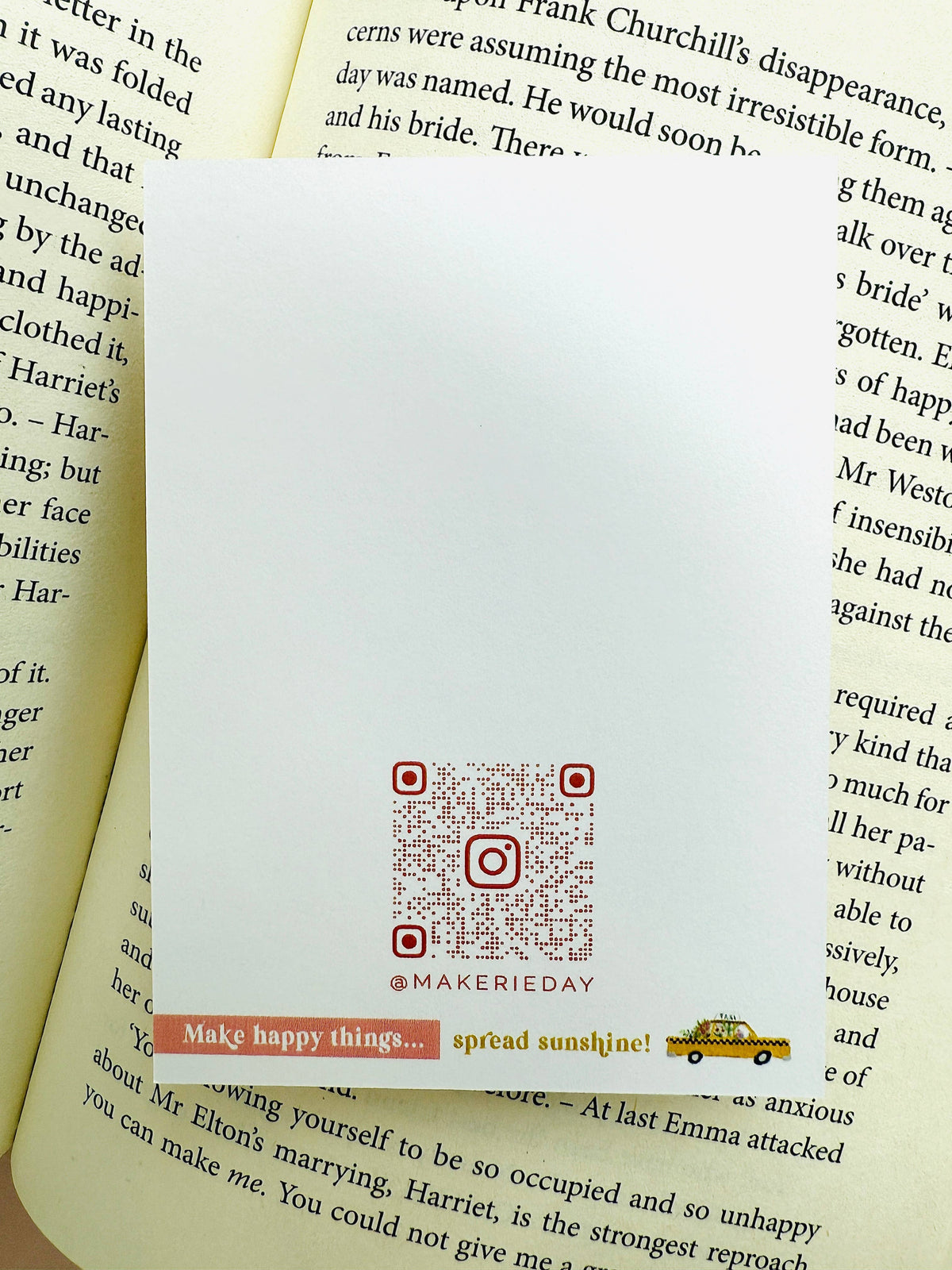 Fall Woodland Raccoon Magnetic Bookmark