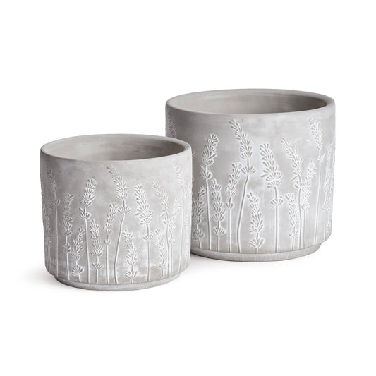Yasmin Pots: Gray / Cement