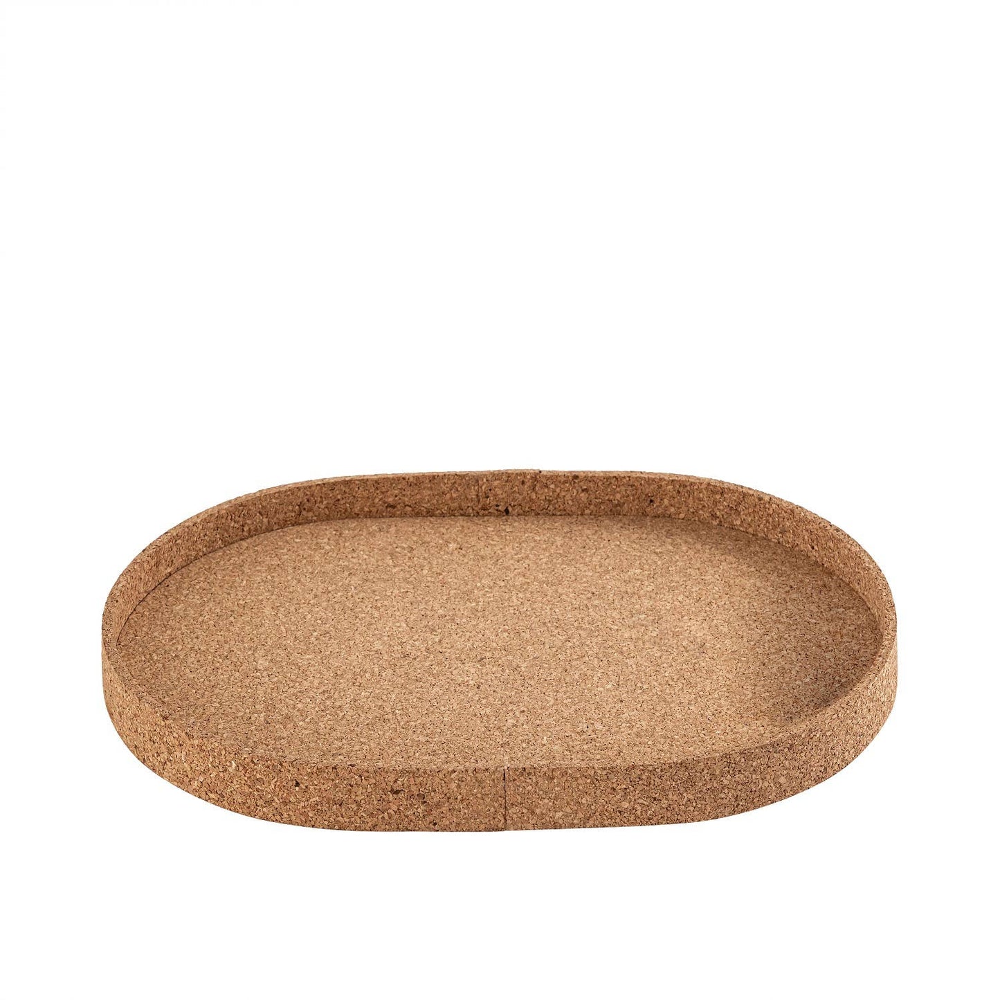Oval Cork Tray Lg: Beige