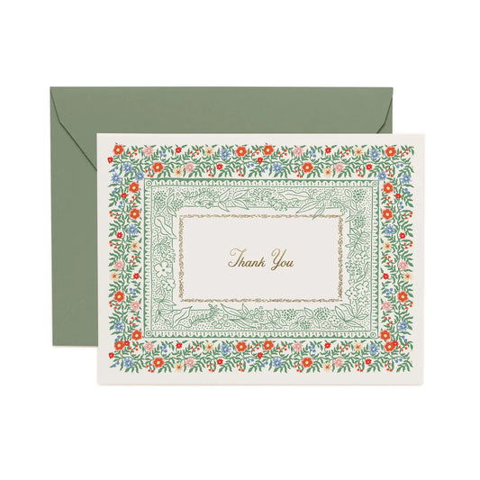 Rosette Thank You Card