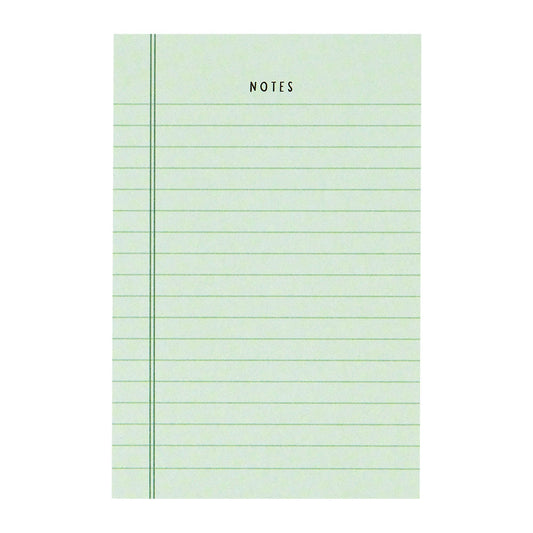Green Notes 4x6 Notepad