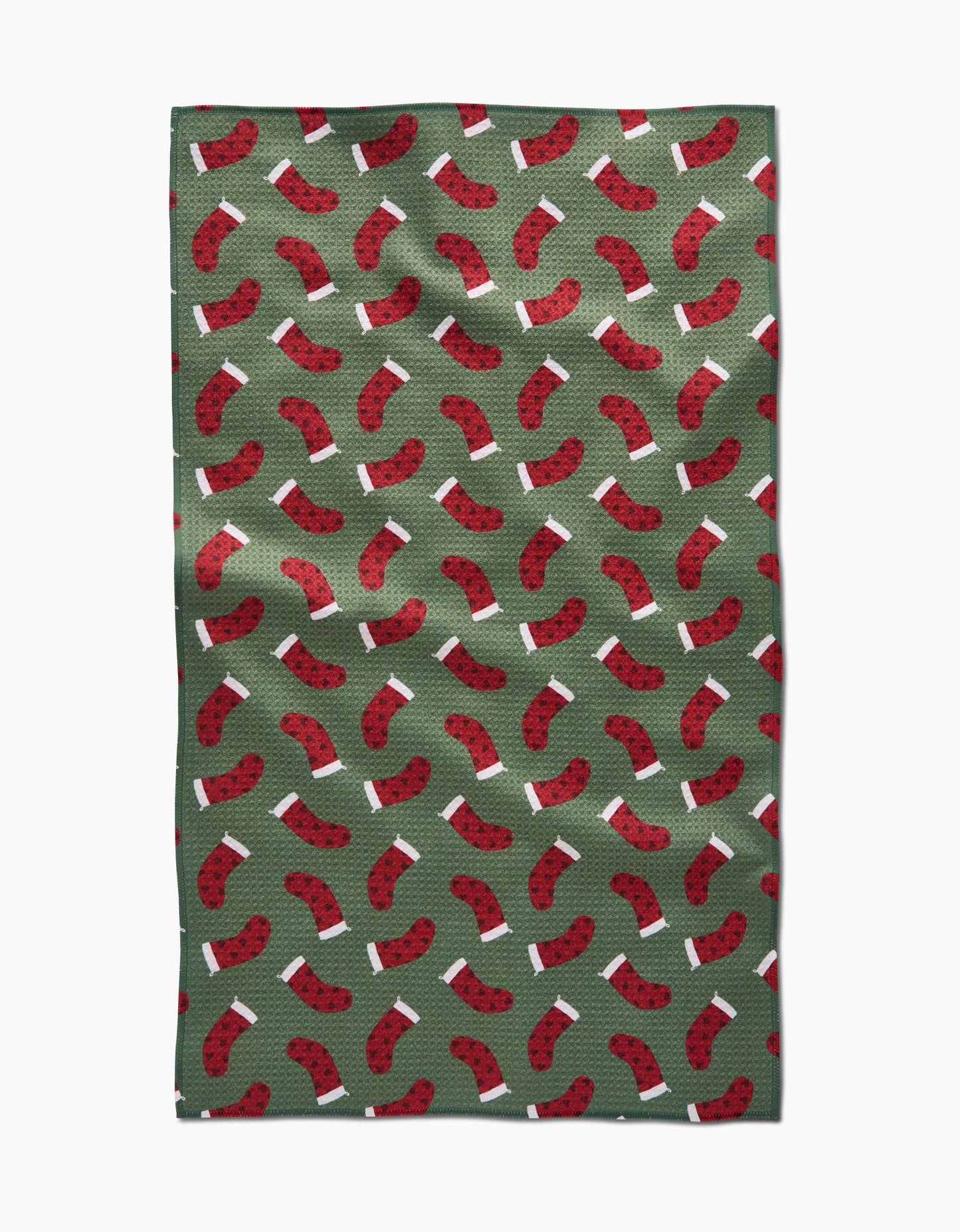 Heart Stockings Tea Towel