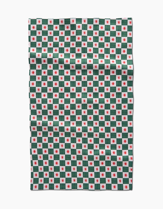Jolly Grid Tea Towel