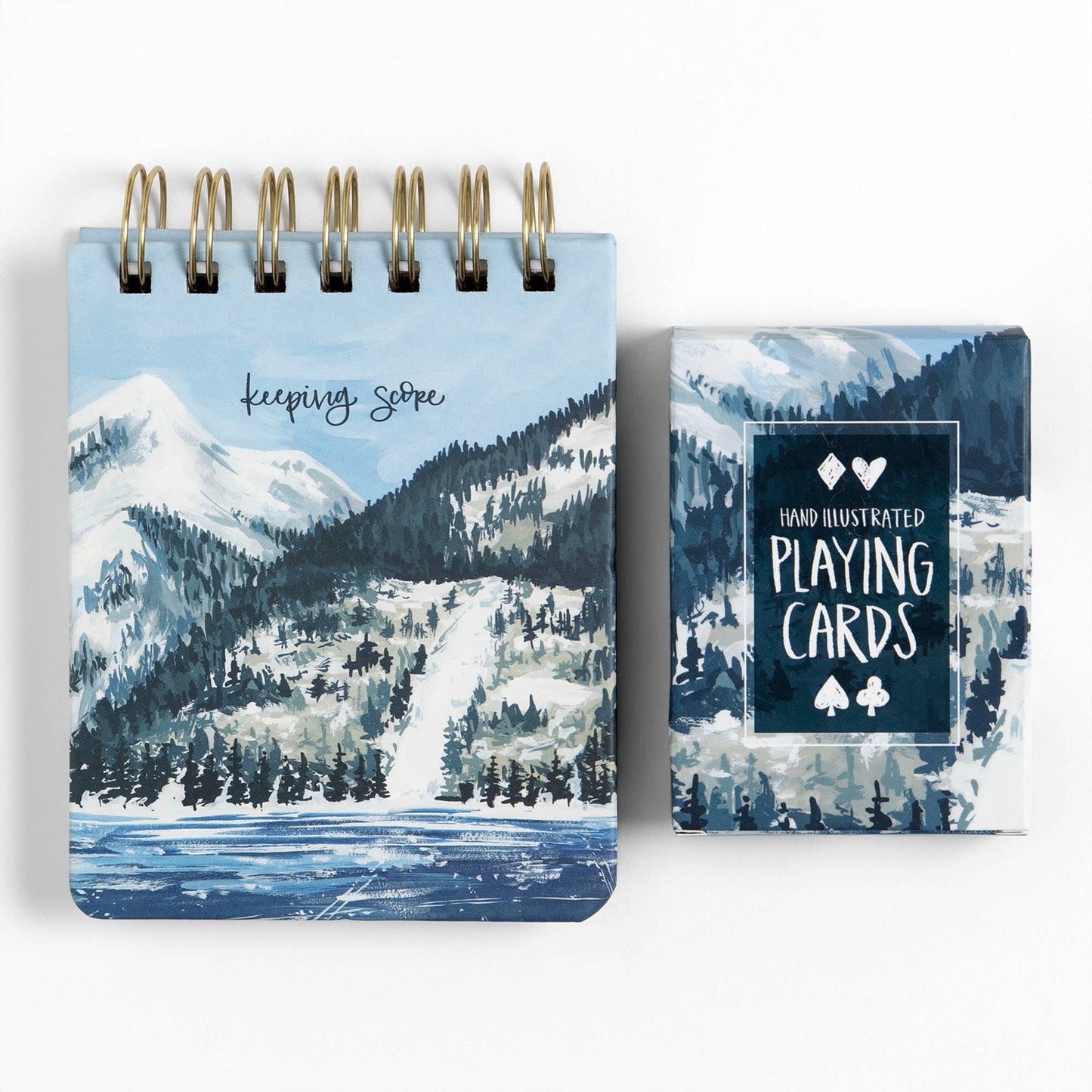 Winter Landscape Playing Card Set