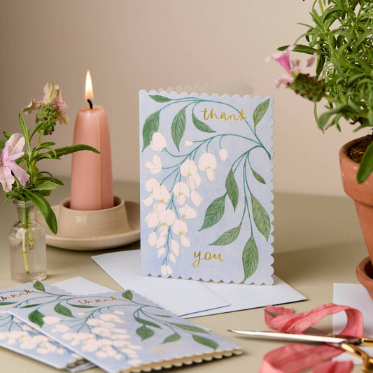 Wisteria 'Thank You' Card