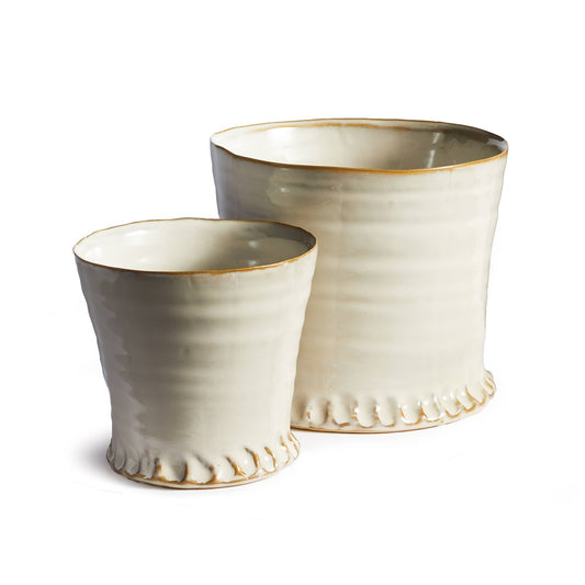 Shelby Pots - Cream/Ceramic