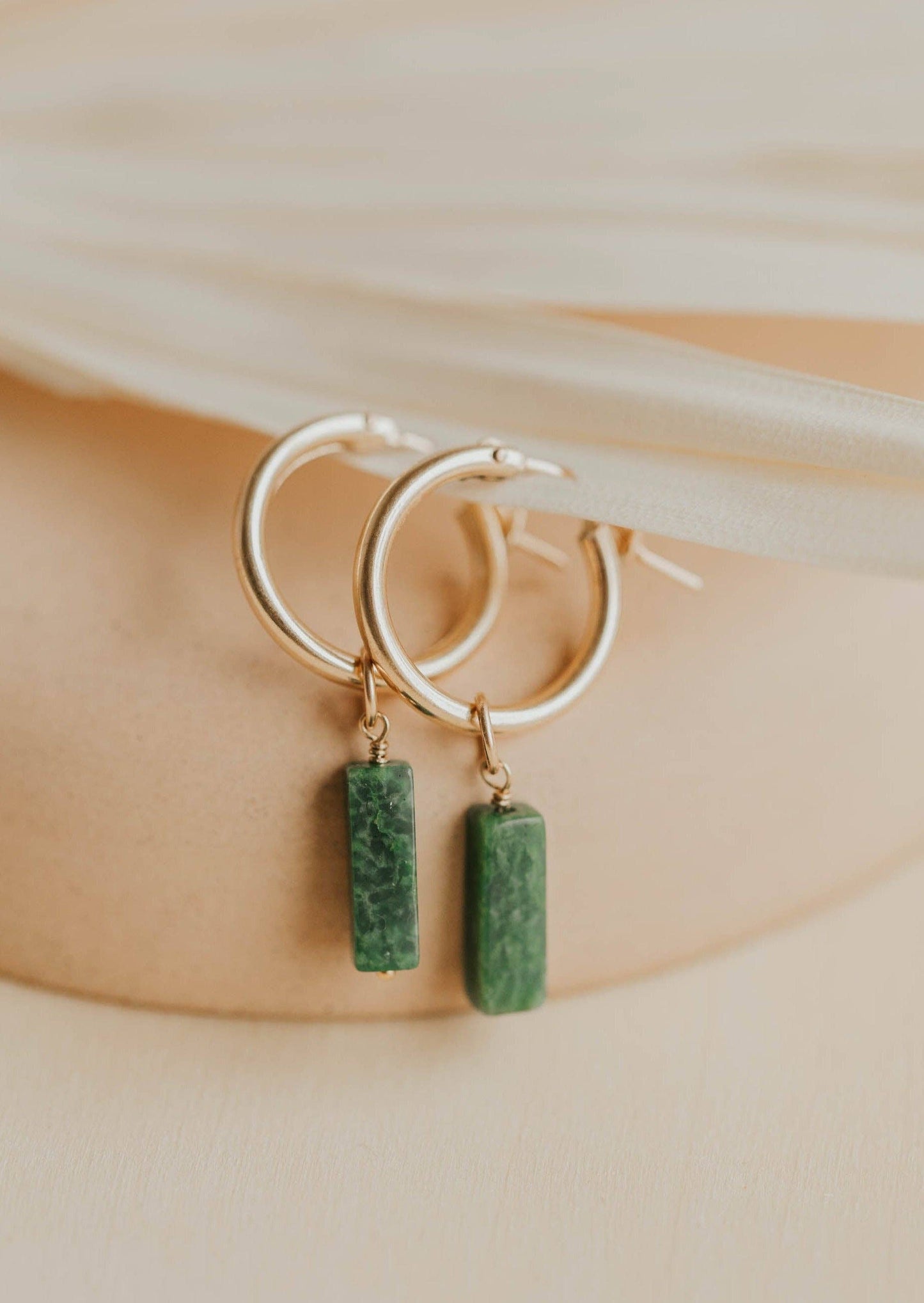 Moss Gemma Charms | 14kt Gold Fill