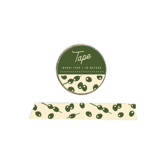 Olive Pattern Washi Tape