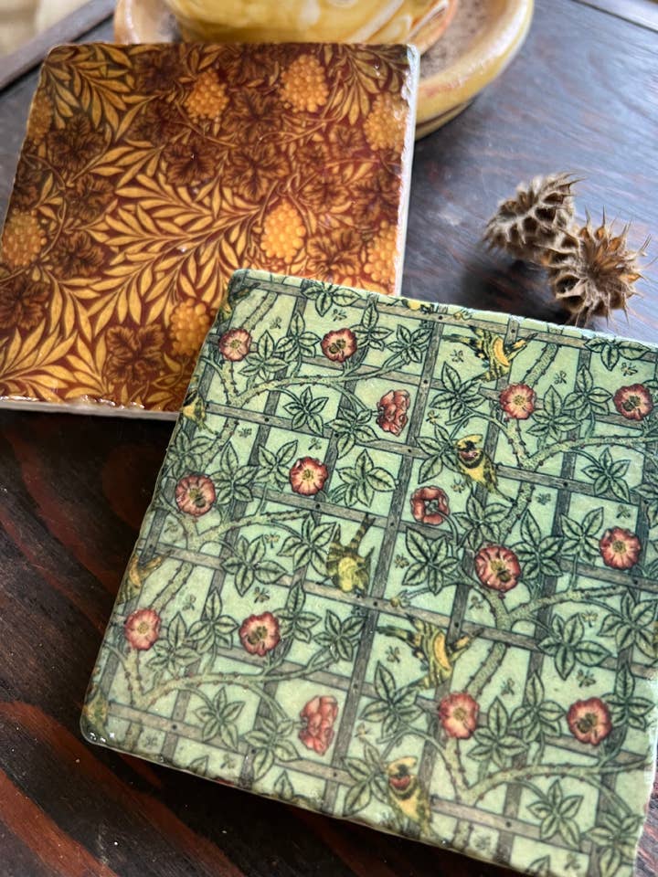 Rich Tapestry stone coasters