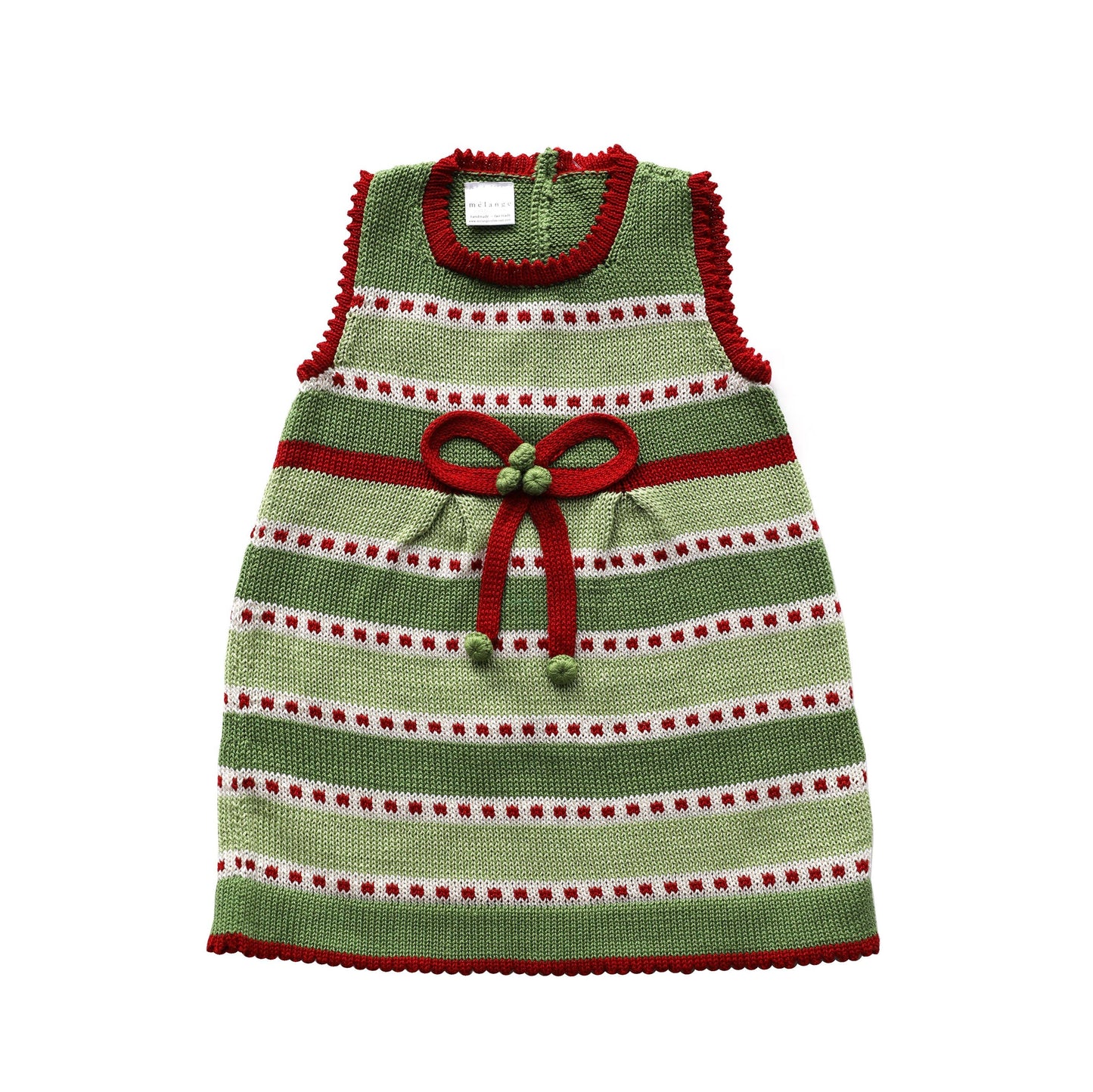Striped Dress with Bow: 12M