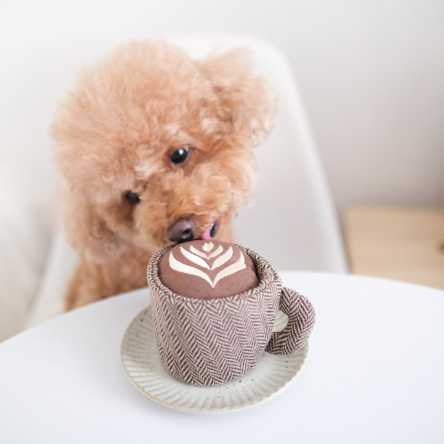 Latte Enrichment Dog Toy