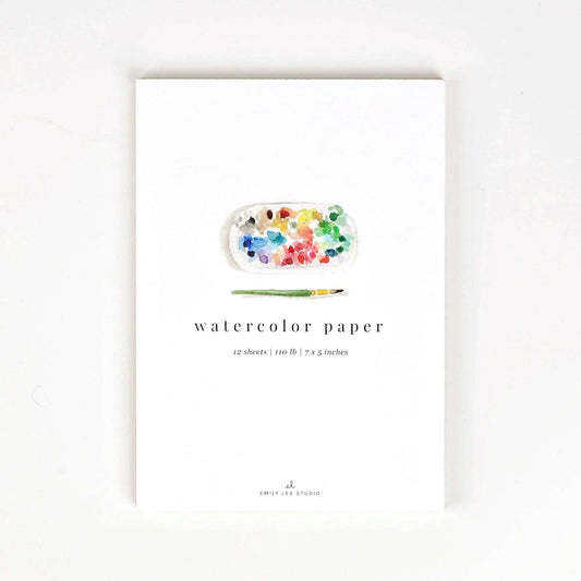 Watercolor paper: 8.5x11