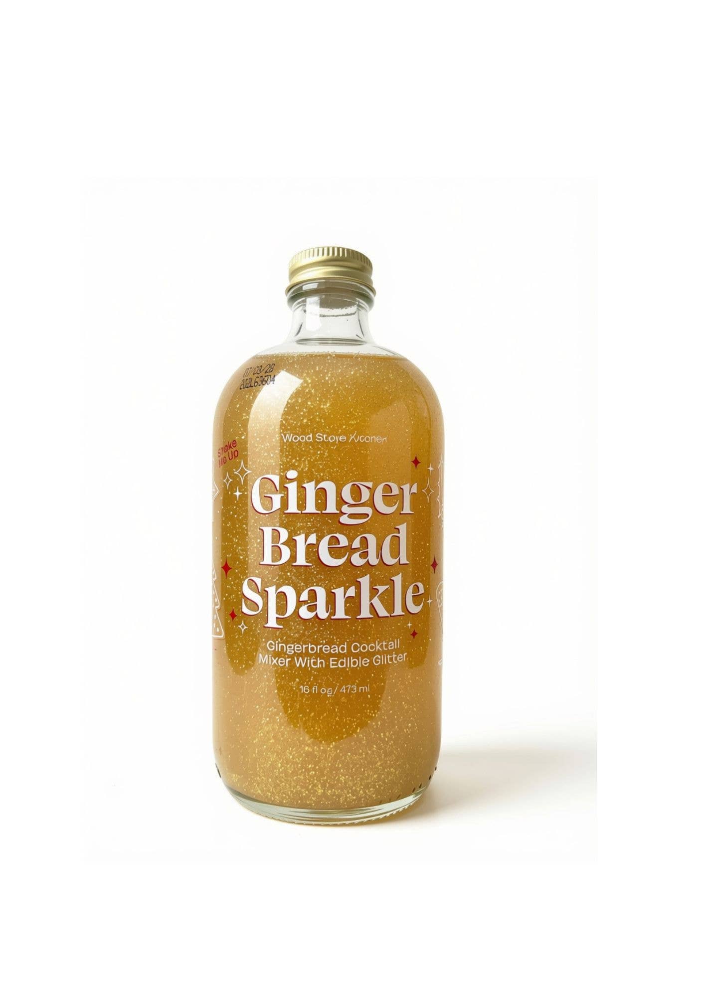 Gingerbread Sparkle Cocktail & Mocktail Mixer, 16 fl oz