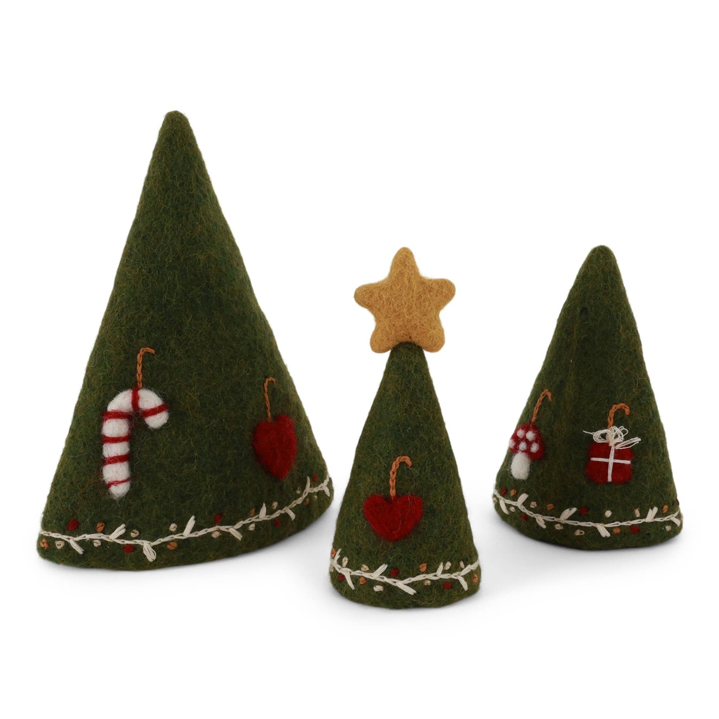 Christmas Tree w/Details - 3 in One - Green