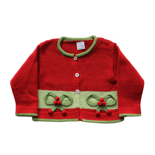 Bow Cardigan: 12M