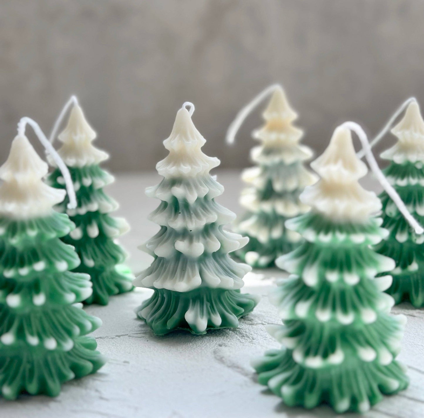 Classic Christmas Tree Candles (1pc): Unscented / Small Tree