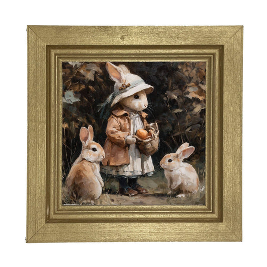 Edith and Some Bunnies: Gold / Small