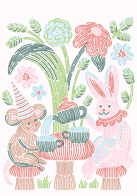 FlowArt - Trace by Line - Woodland Whimsy