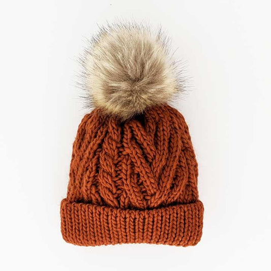 Chili Pop Pom Pom Beanie Hat Baby & Kids - S (0-6 months)