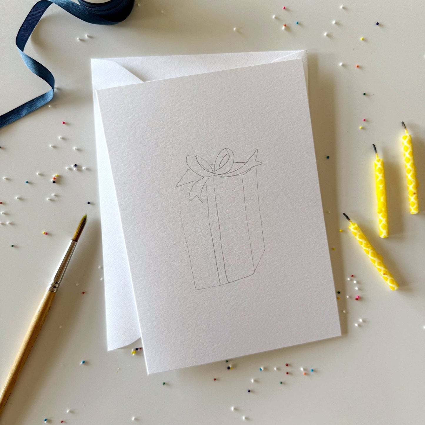Celebrate paintable notecards