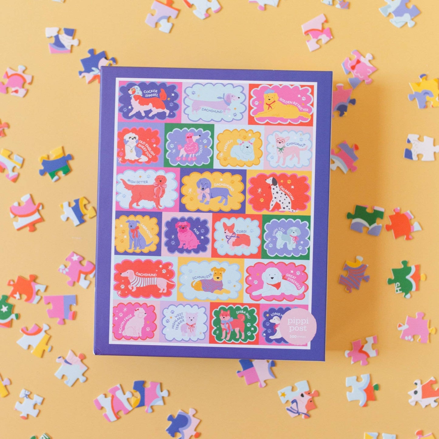 Dapper Dogs - 500 Piece Jigsaw Puzzle