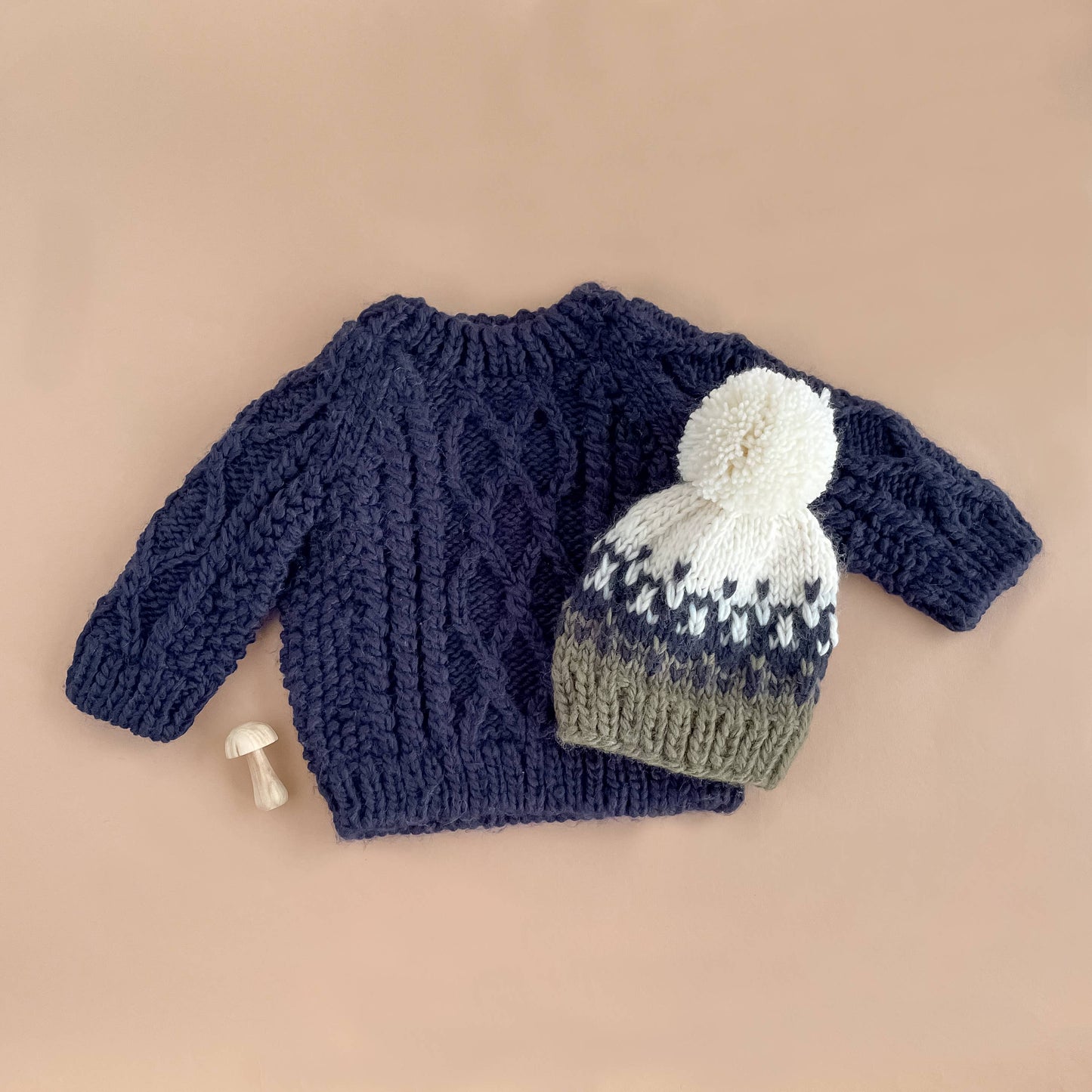 Fisherman Sweater, Navy | Baby & Kids Clothing: M; 2-4y