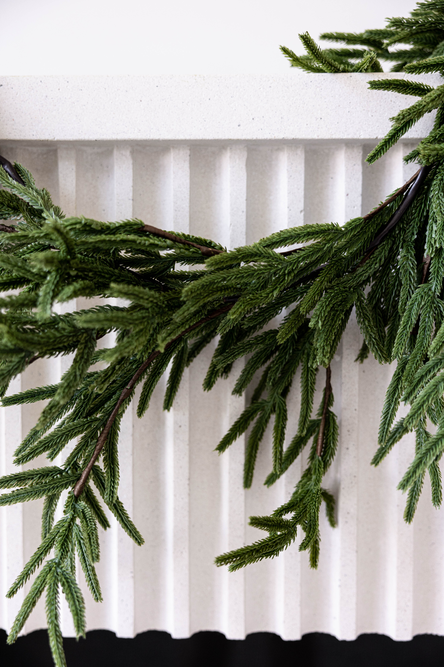 Norfolk Pine Christmas Garland Real Touch By Luxe B Co. - 6ft
